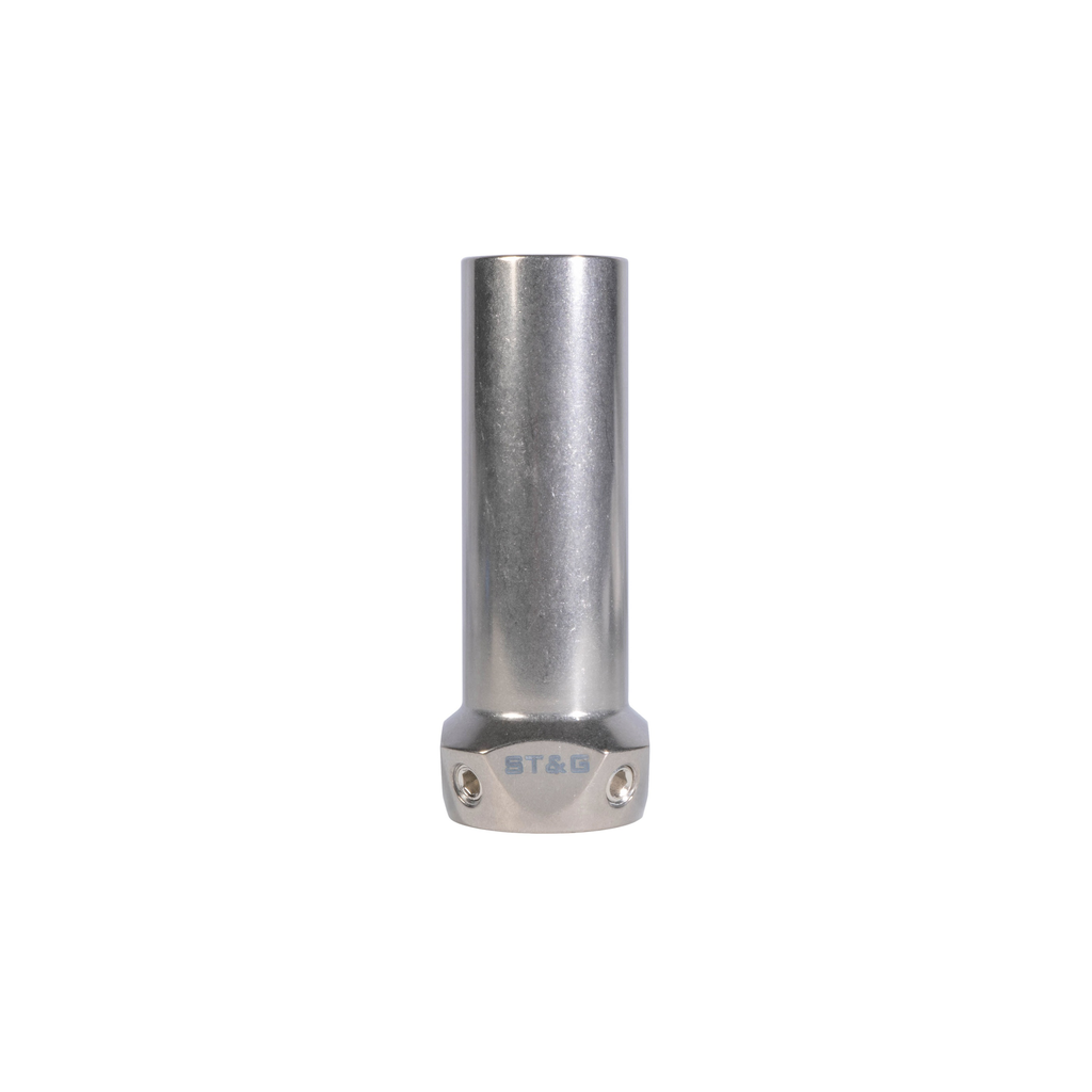 [1205T] Tube with Pyramid Receiver, 100mm, Ti