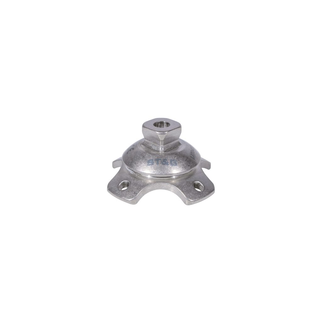 [1220T] 4 Ear Connector, Pyramid, Ti