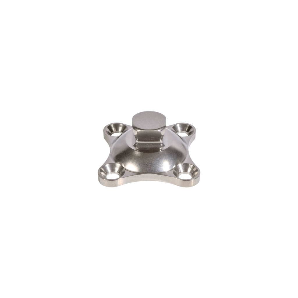 [1227T] 4 Hole Connector without Pyramid Hole, Ti
