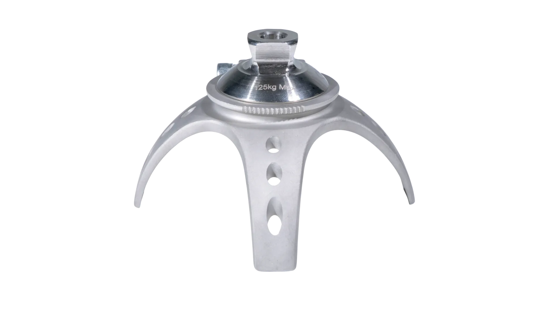 SS 3 Prong Rotating Base with SS Rotating Pyramid with hole (1221S & 1225S)