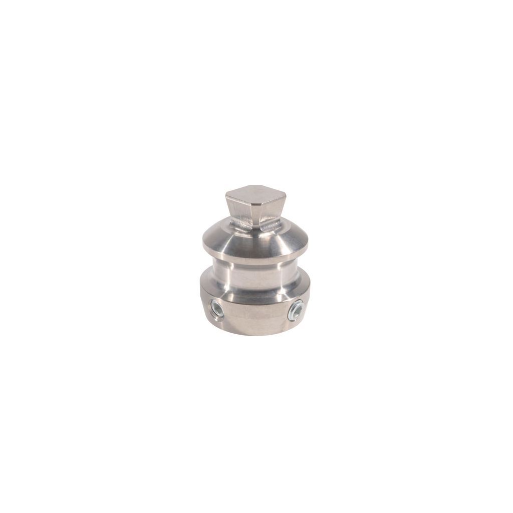 Double Ended Adapter with Pyramid, 45mm, Ti