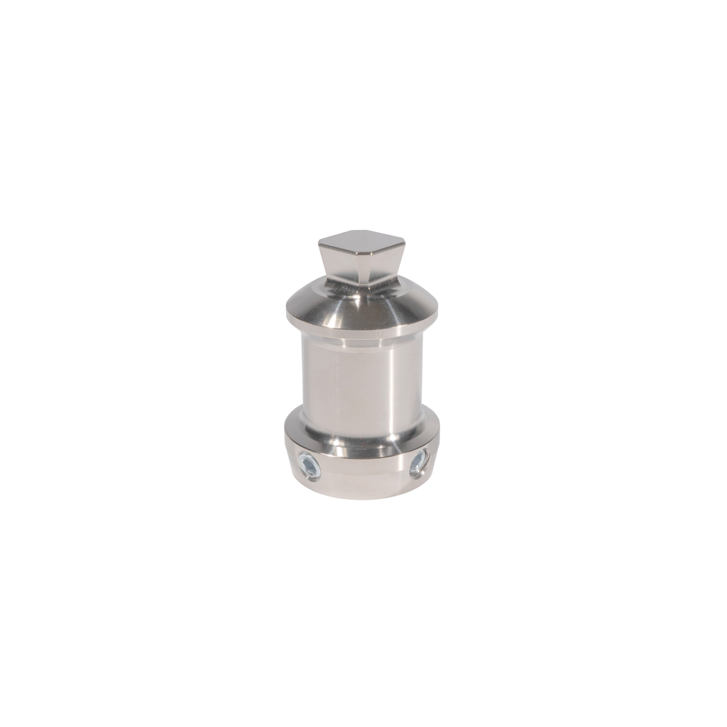 Double Ended Adapter with Pyramid, 60mm, Ti