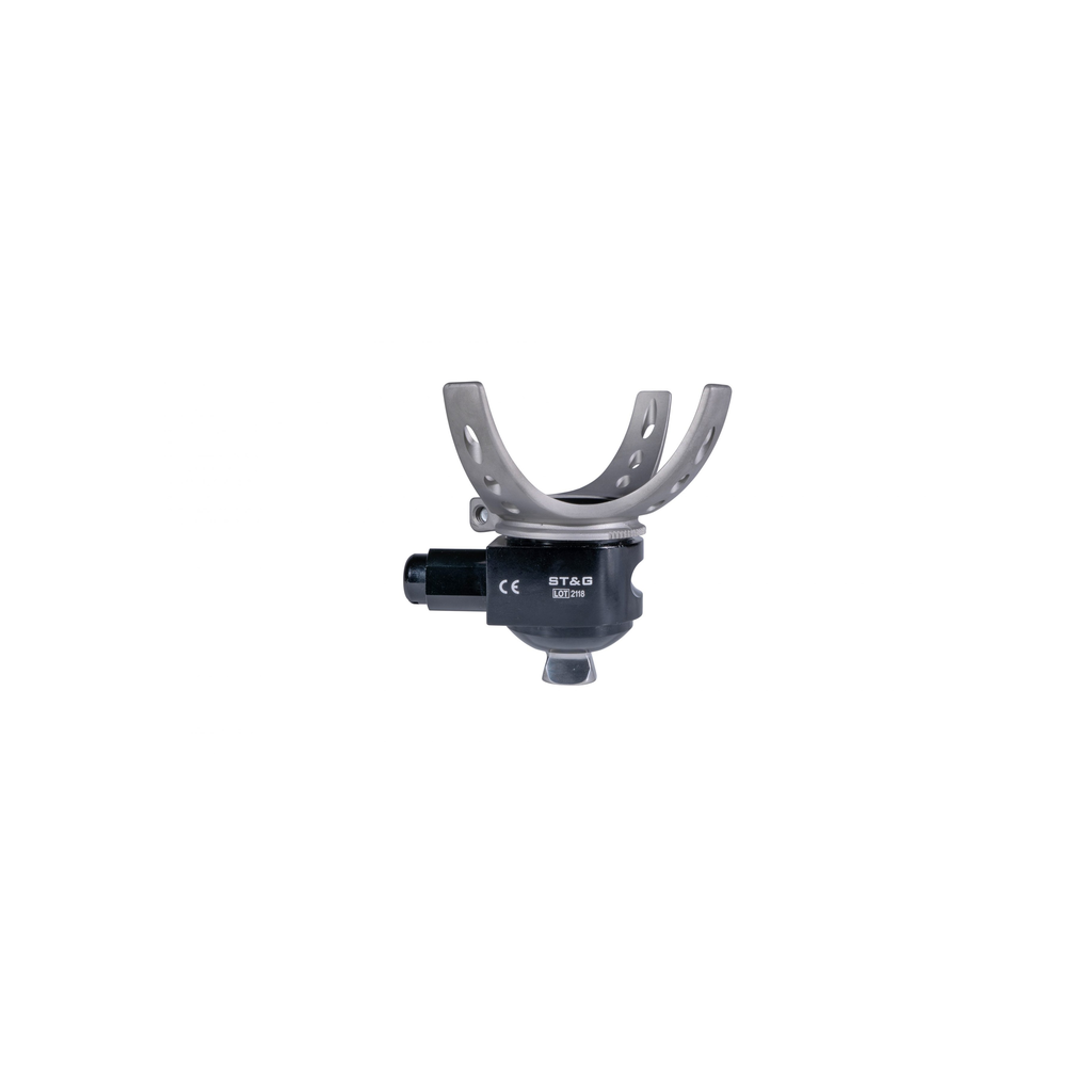 Threaded Clutch Lock w/ Stainless Steel 3 Prong Rotating Base