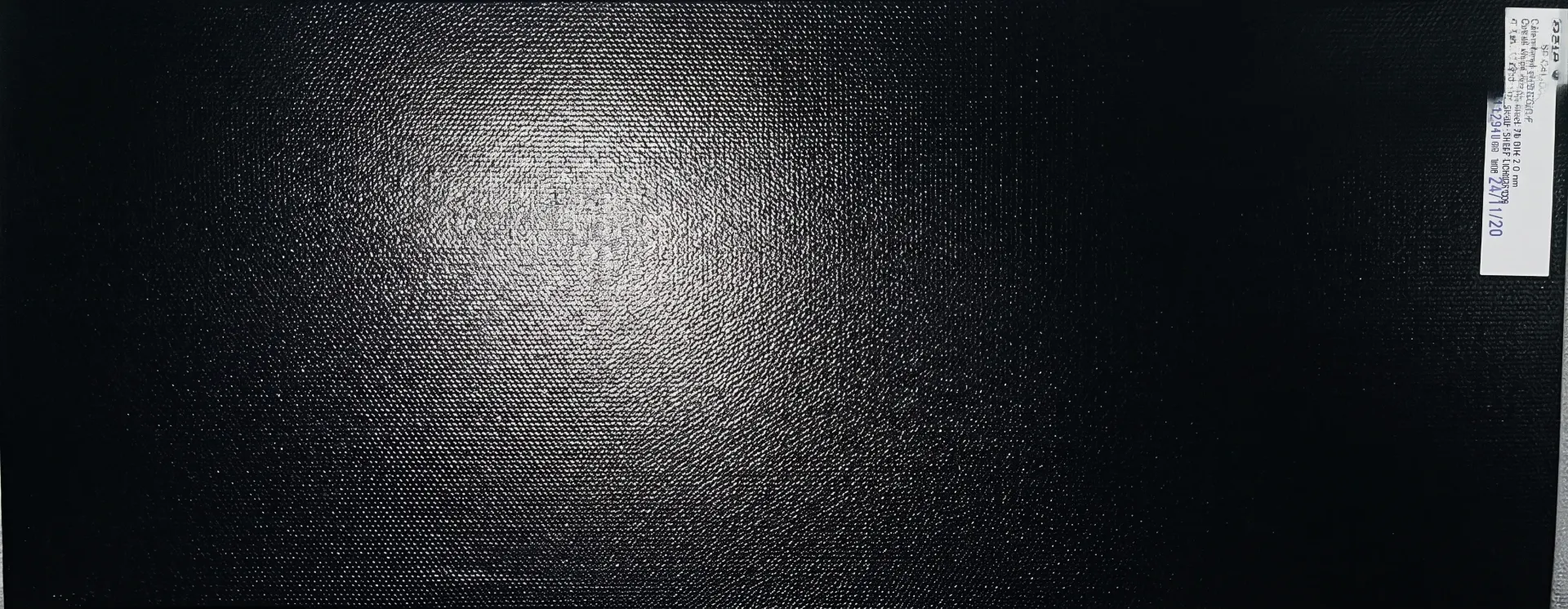 [D-SP-CAL70-STNG-BLK] PRE-ROLLED 70 SHORE SILICONE (1 SHEET) (Black)