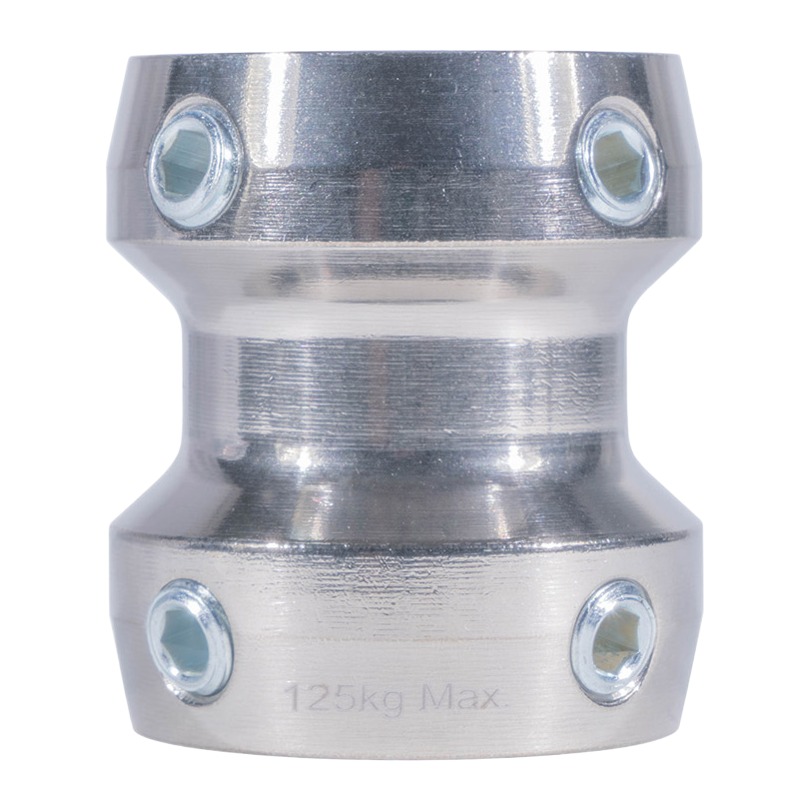 [1202A] Double Ended Adapter, 45mm, Al
