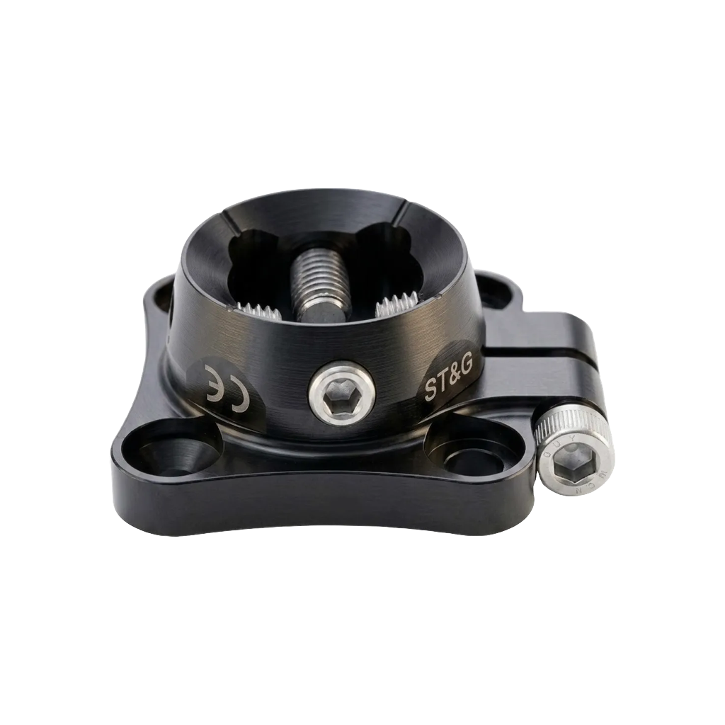 Ti 4 Hole Rotating Base with Ti Rotating Receiver (1214T-B & 1216T-B) Black