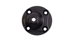 [1817T-B] Black Linear Offset 4 Hole Pyramid w/Round Base, Ti