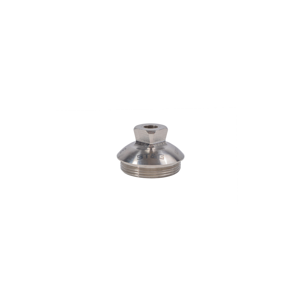 Rotating Pyramid with Hole, Ti