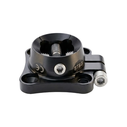Ti 4 Hole Rotating Base with Ti Rotating Receiver (1214T-B & 1216T-B) Black